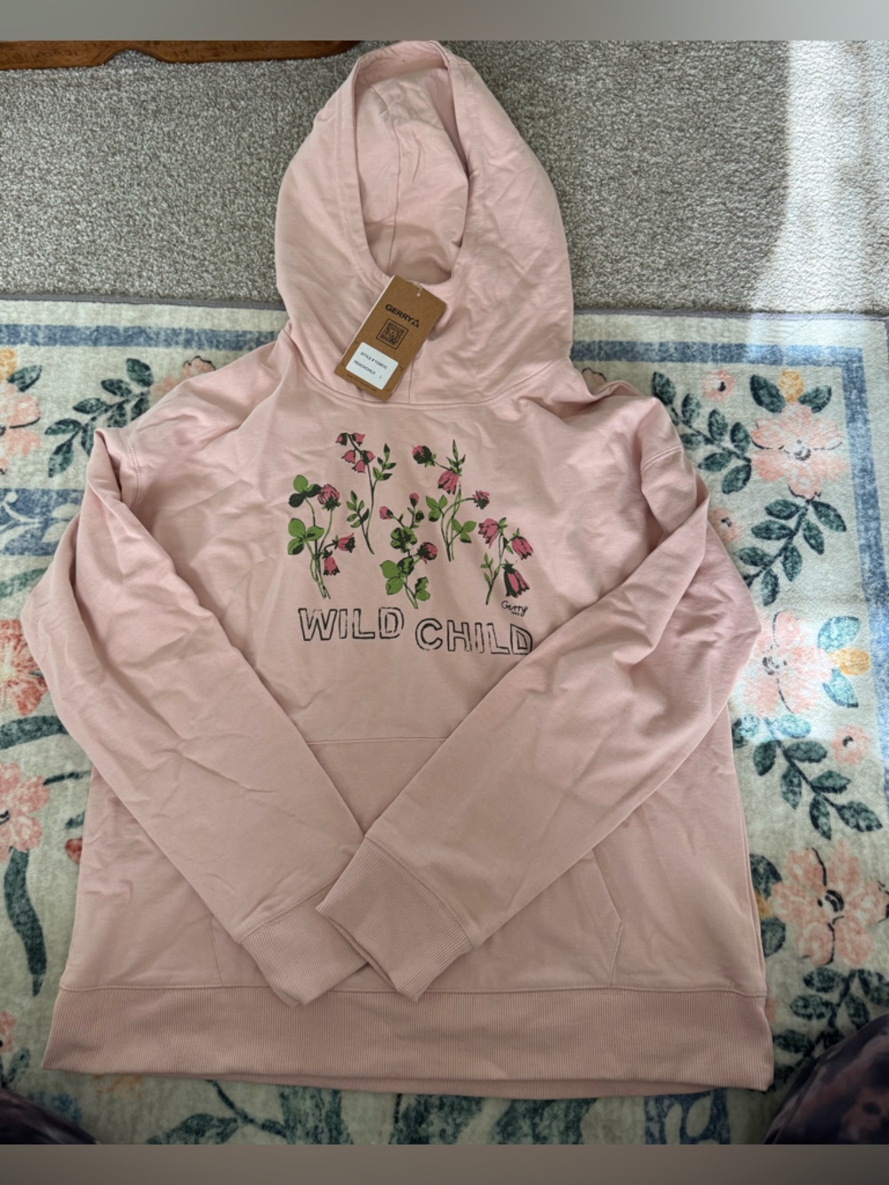 Gerry Weber Peach Pink Floral Graphic Top